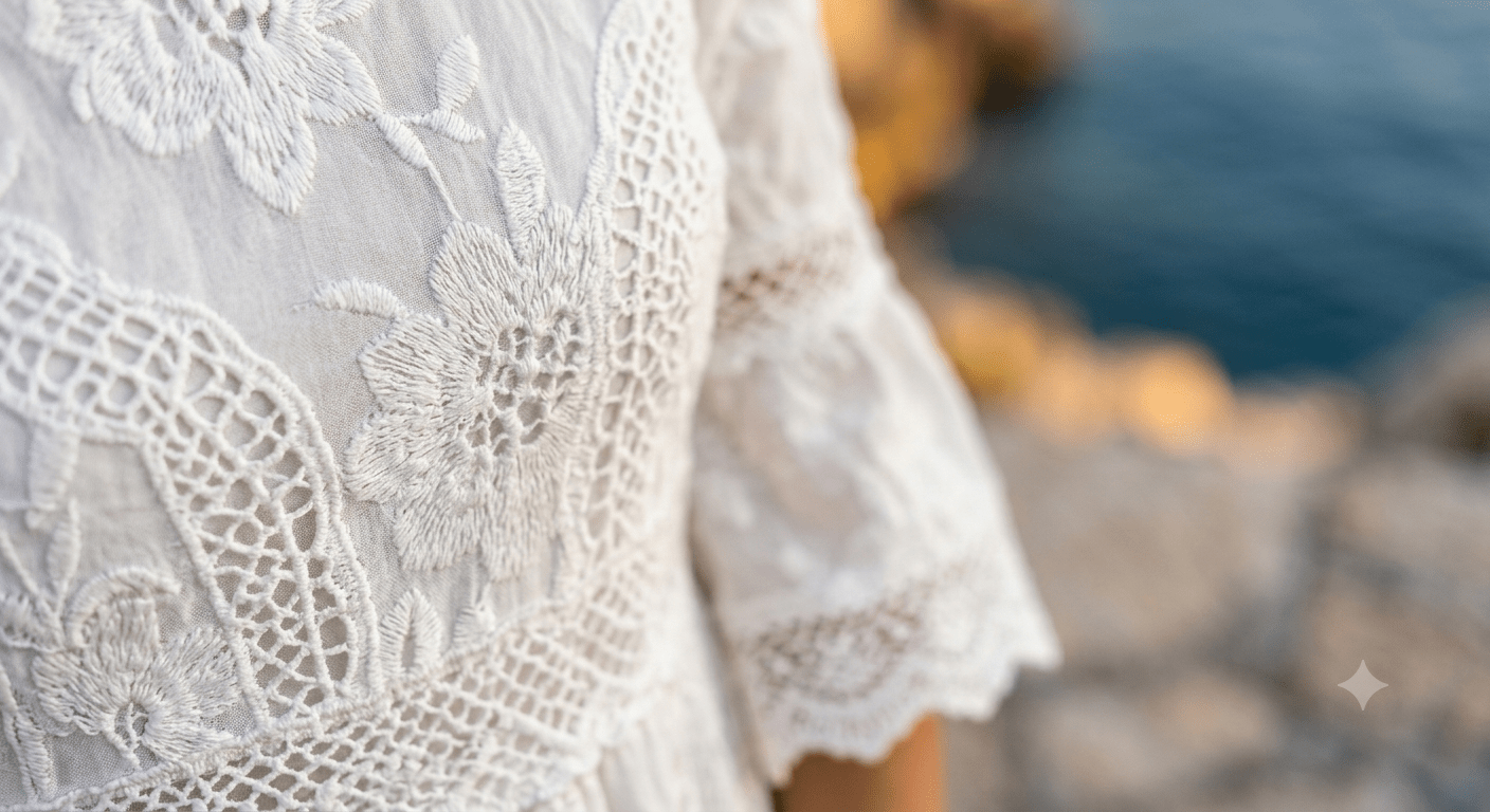 Vestido Boho Crochet Playa Mujer - Escote en V Tendencia 2026 - Velora | Escova Elétrica